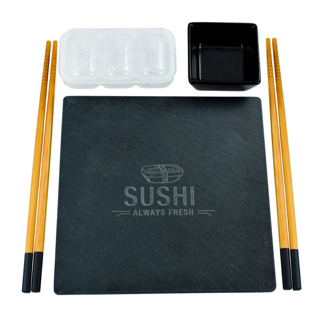 Jogo 6 peças para Sushi em Bambu – Dynasty