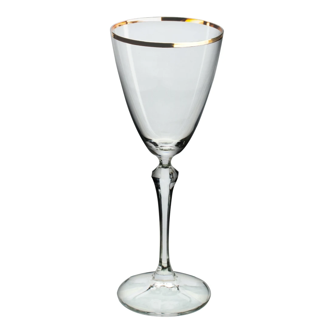 Jogo de 6 tacas para vinho branco Xtra em cristal ecologico 360ml A23,5cm -  Liane Casa Decor