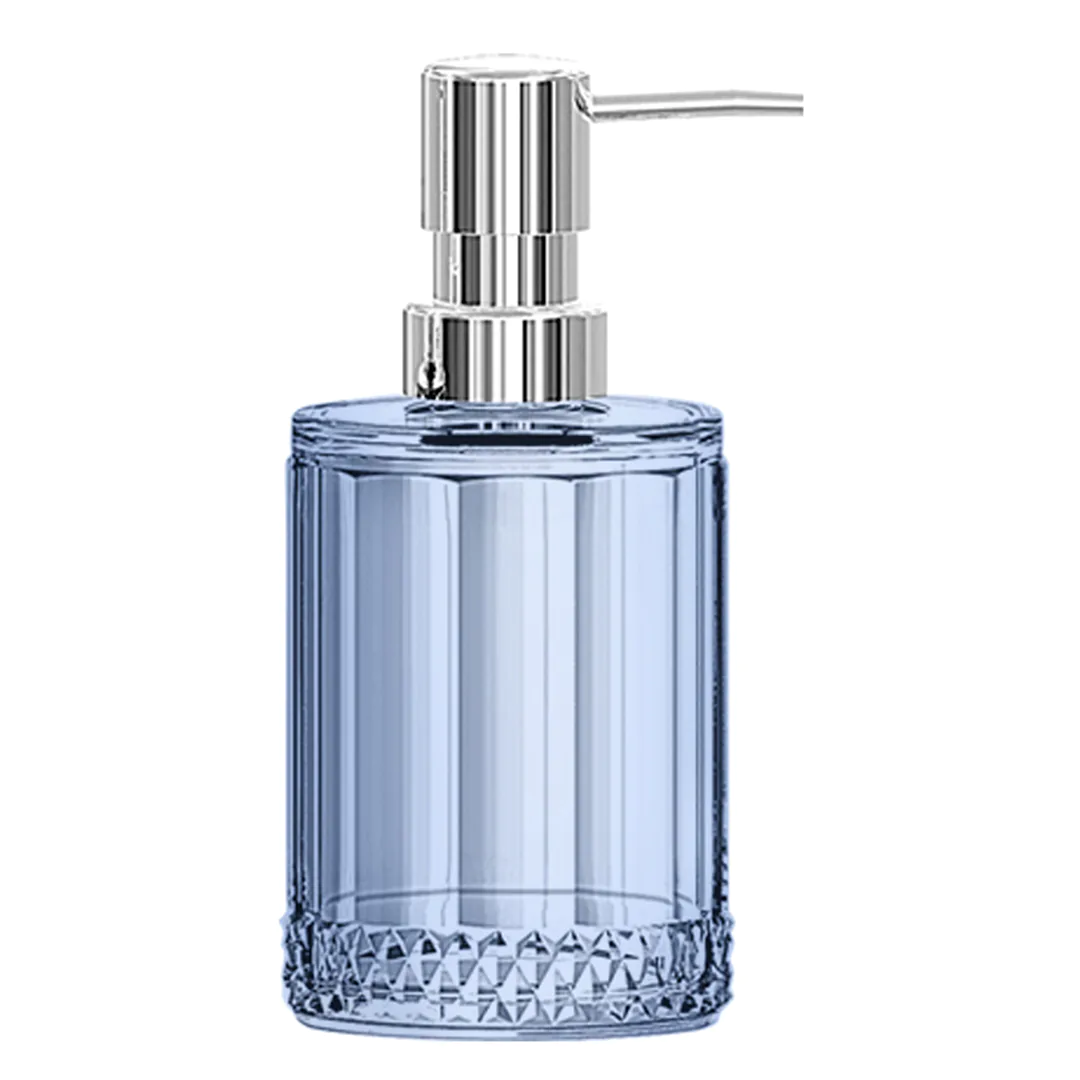 Full Fit - Porta sabonete em vidro 300ml 7xA16cm cor azul luster