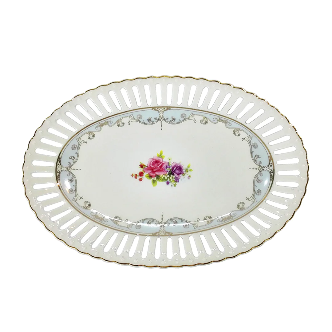 Full Fit - Travessa oval em new bone china P17,5xL25xA2,3cm branca