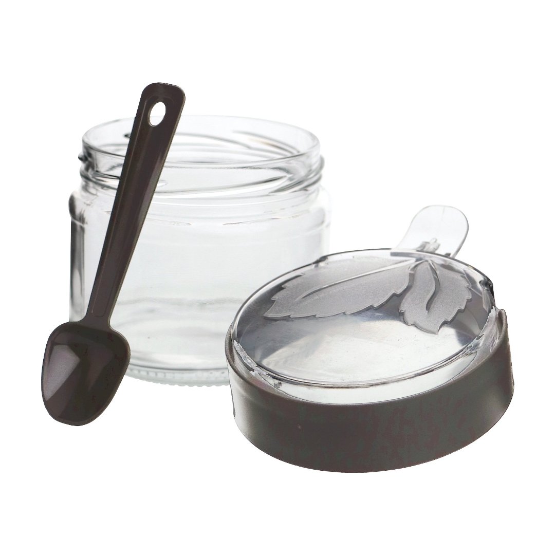 Fotografia para o produto Açucareiro com tampa e colher 300ml cor cinza
