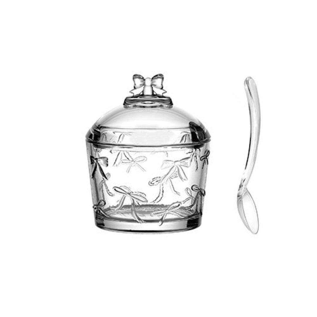 Imagem ilustrativa para Açucareiro em cristal 230ml D8,7xA10,8cm
