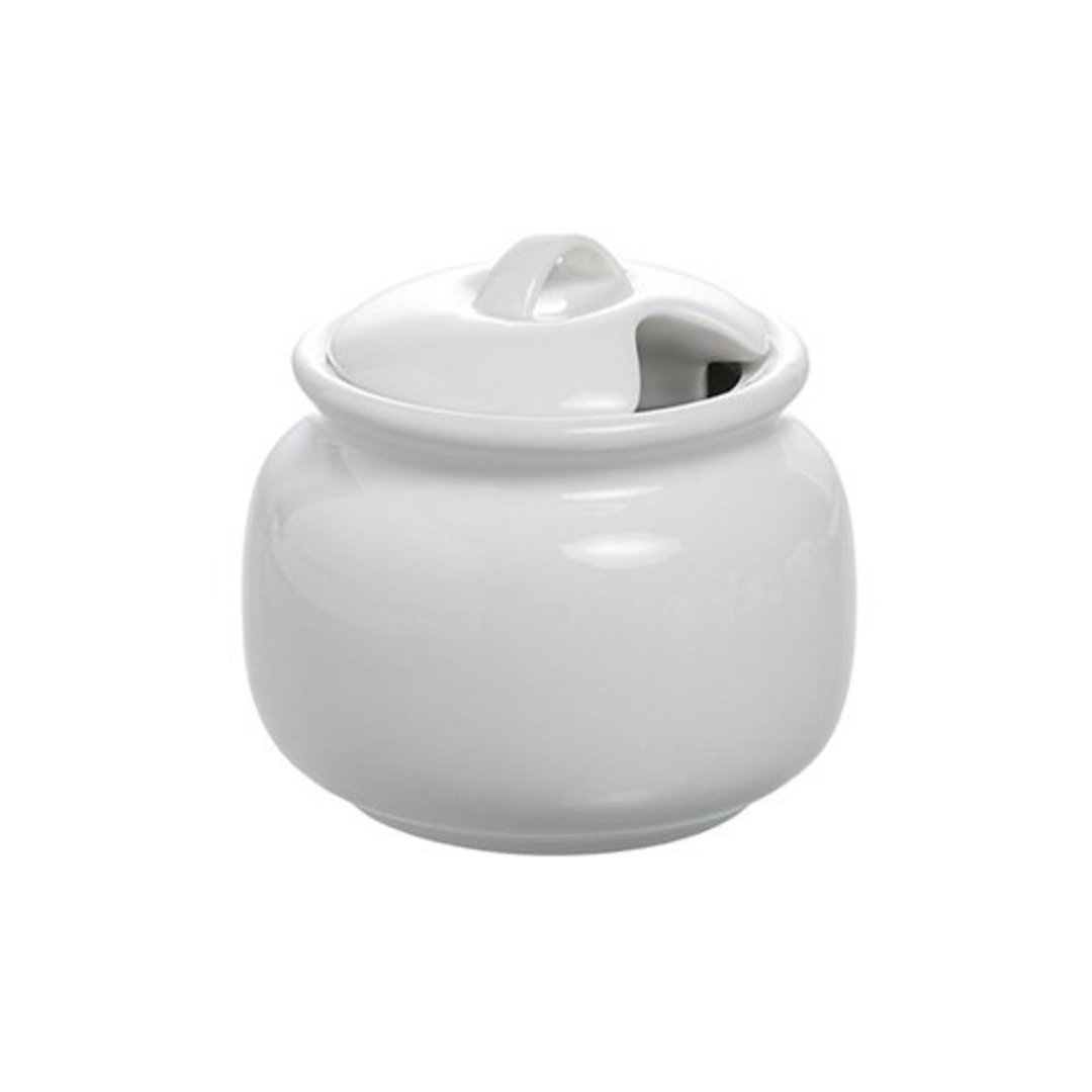 Imagem ilustrativa para Açucareiro em porcelana D9,5xA9cm branco