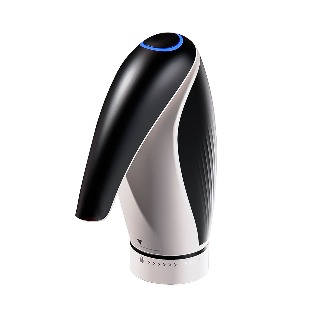 Fotografia para o produto Aerador e dispenser elétrico para vinho em ABS e silicone L9,3xP5xA15,3cm