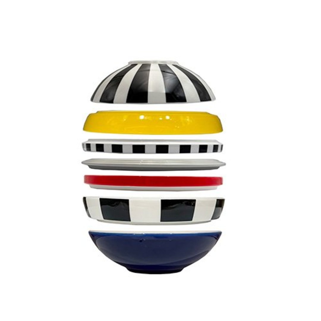 Imagem ilustrativa para Aparelho de jantar 7 peças em new bone china P18xL18xA18,5cm