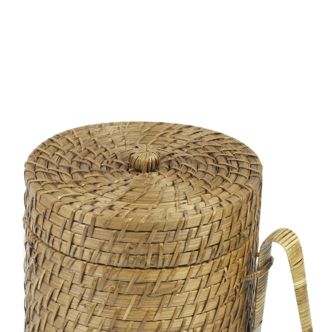 Fotografia para o produto Balde para gelo com alça em bambu e rattan 019,5xA18cm