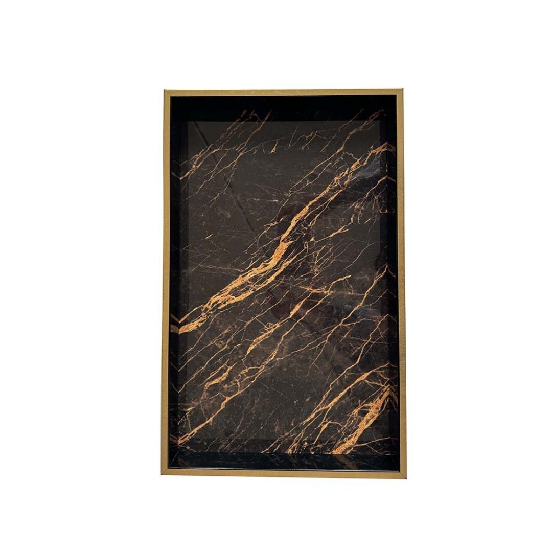 Imagem ilustrativa para Bandeja retangular em madeira mdf P40xL25xA4cm