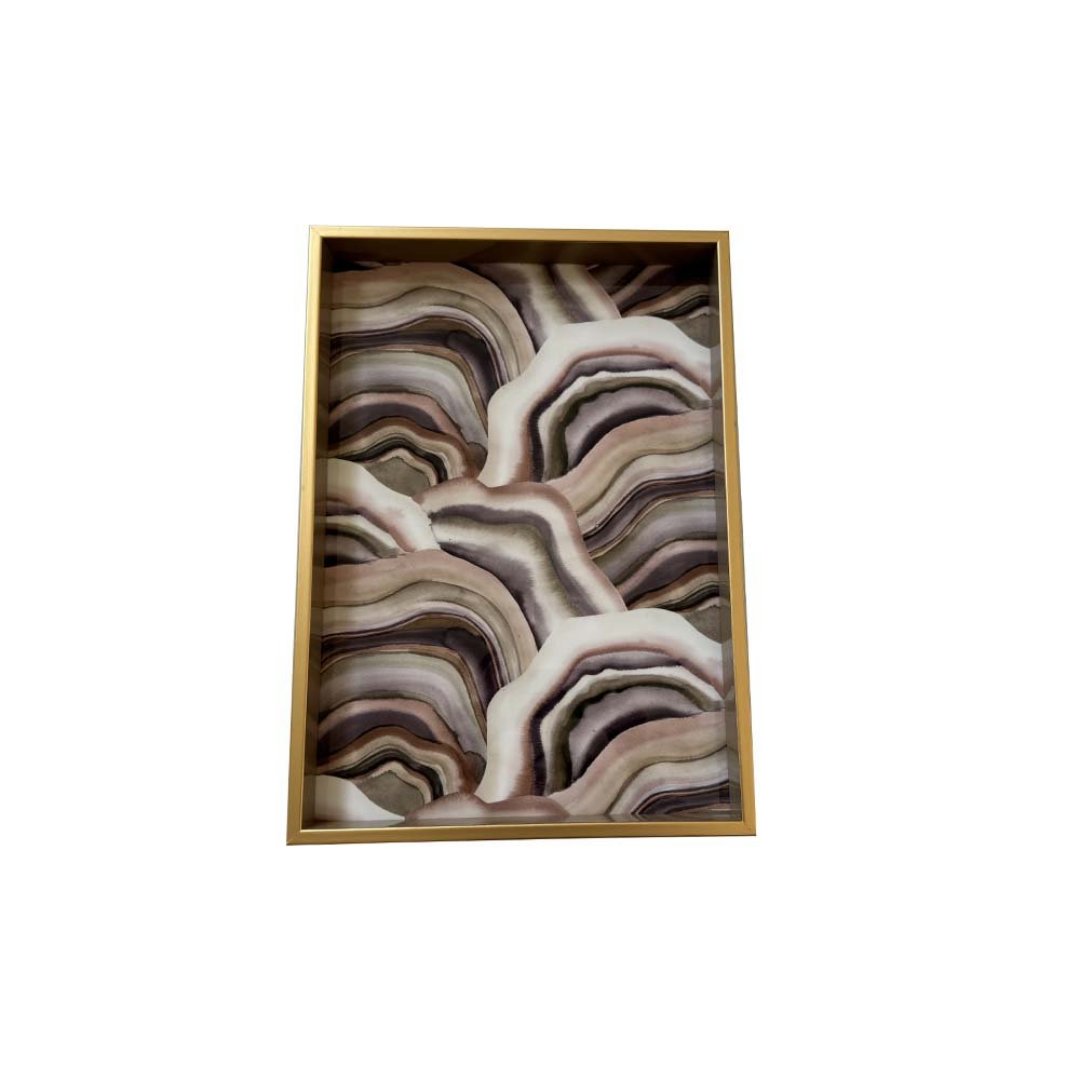 Imagem ilustrativa para Bandeja retangular em madeira mdf P45xL32xA4cm