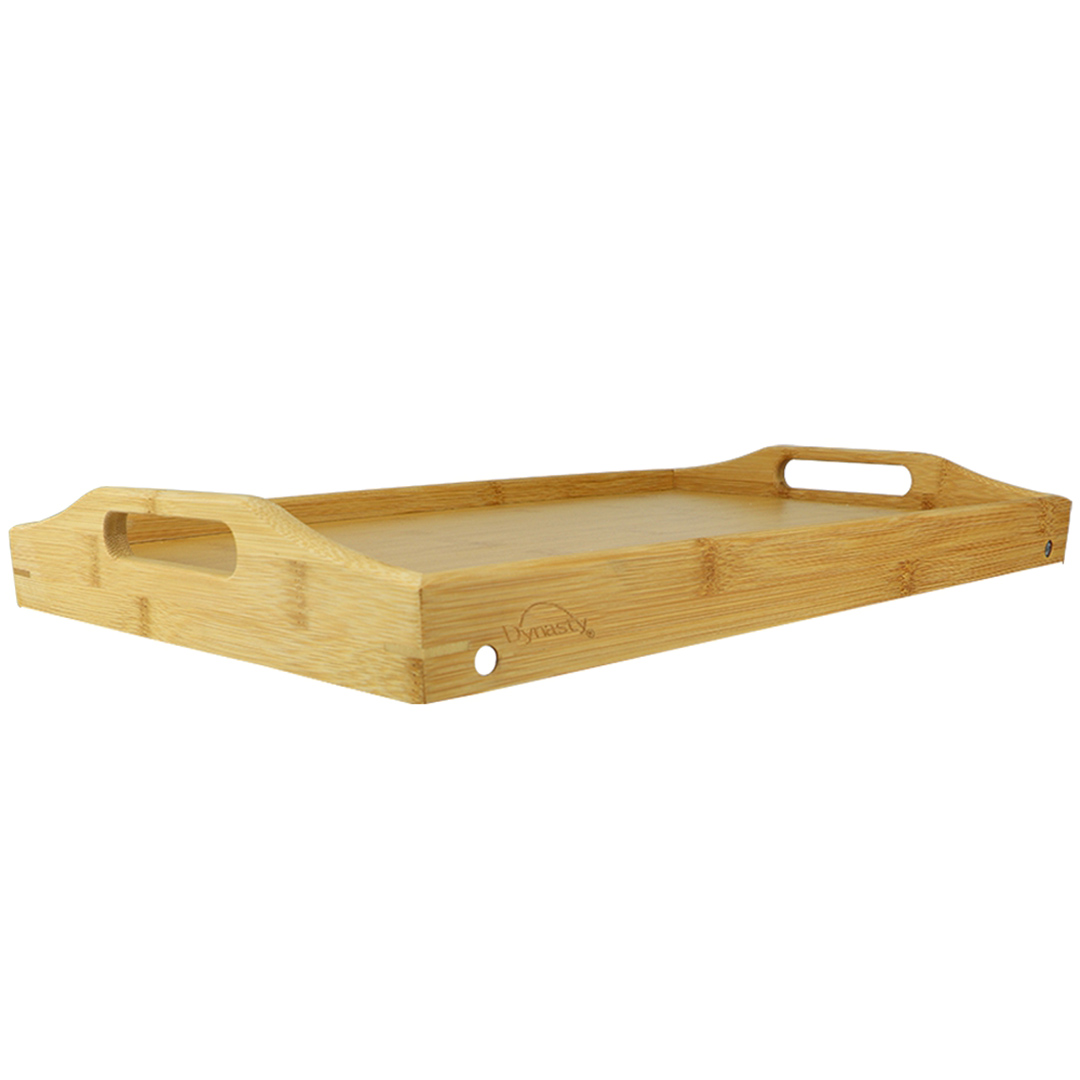 Fotografia para o produto Bandeja em bambu com pé L50xP30xA6,5cm