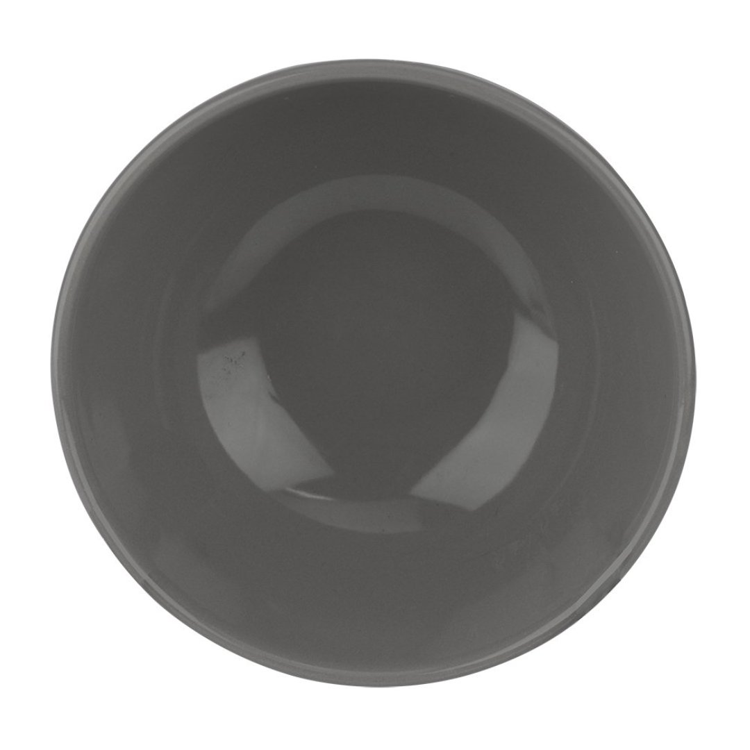 Fotografia para o produto Bowl em cerâmica 014xA6cm cor cinza brilhante