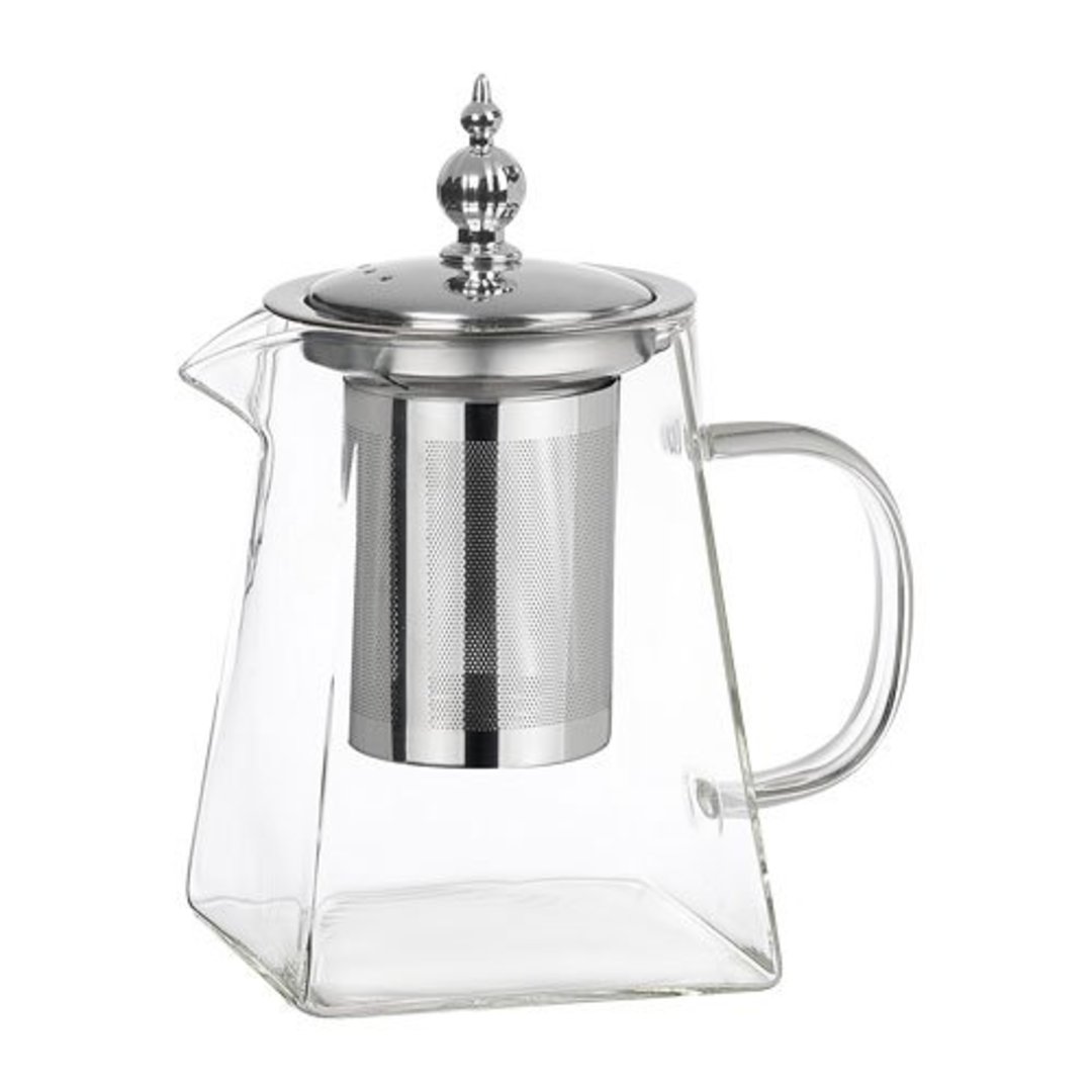 Imagem ilustrativa para Bule em vidro borossilicato com infusor de metal 550ml