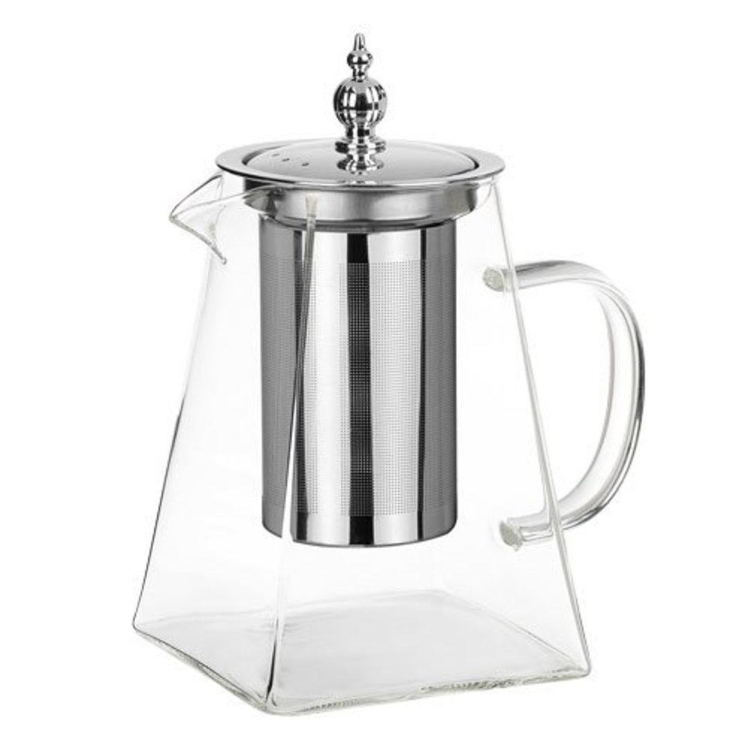 Imagem ilustrativa para Bule em vidro borossilicato com infusor de metal 950ml