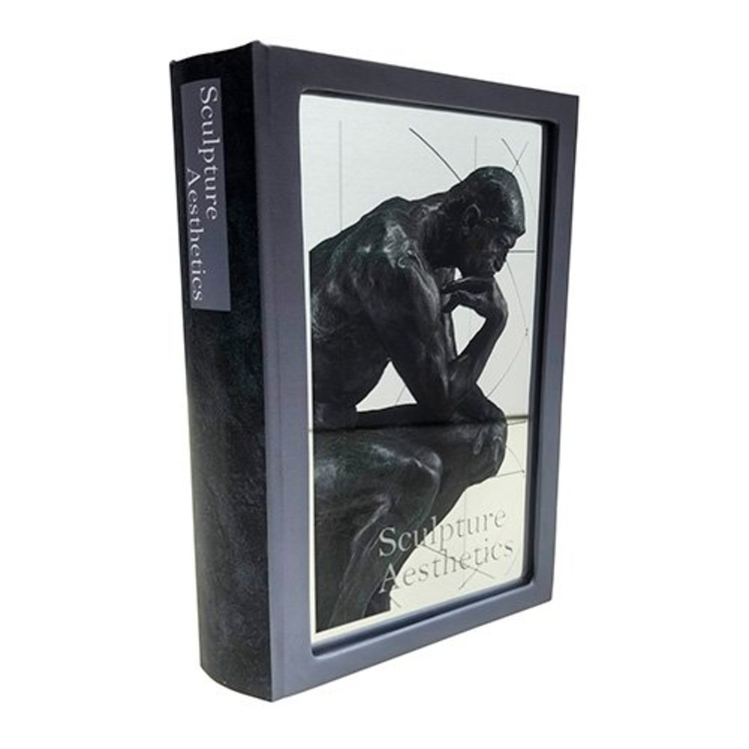 Imagem ilustrativa para Caixa livro em MDF e vidro P26xL17xA5cm