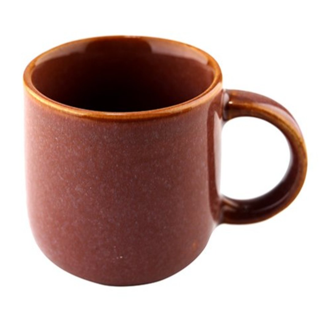 Imagem ilustrativa para Caneca em cerâmica 110ml A6,2cm terracota