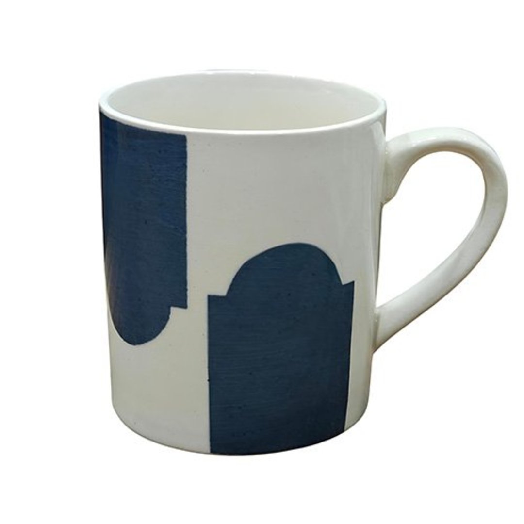 Imagem ilustrativa para Caneca em cerâmica 330ml A8,5cm azul