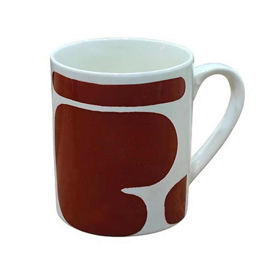 Imagem ilustrativa para Caneca em cerâmica 330ml A8,5cm terracota