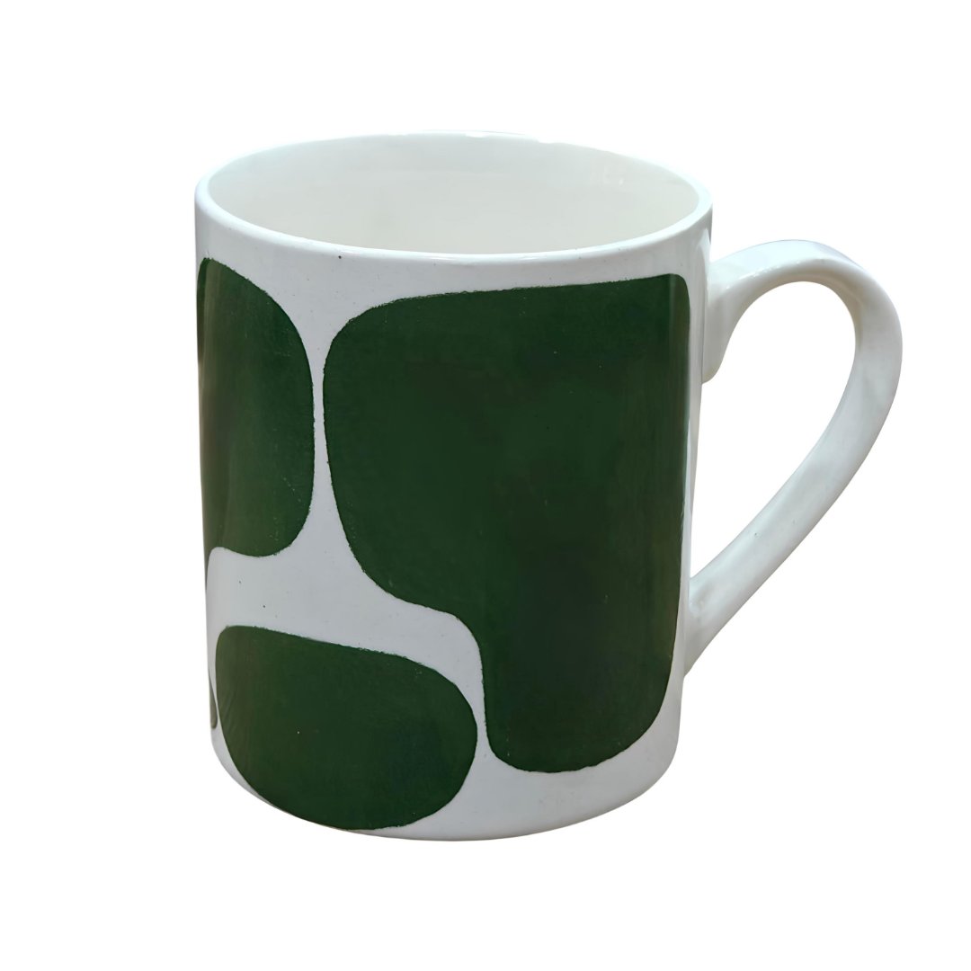 Imagem ilustrativa para Caneca em cerâmica 330ml A8,5cm verde