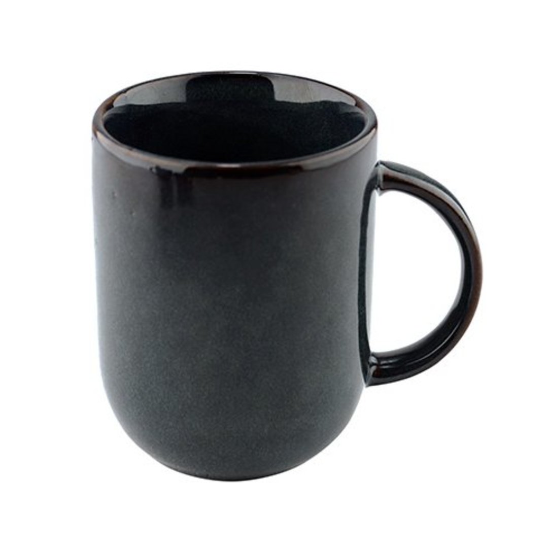 Imagem ilustrativa para Caneca em cerâmica 330ml A9,8cm verde musgo