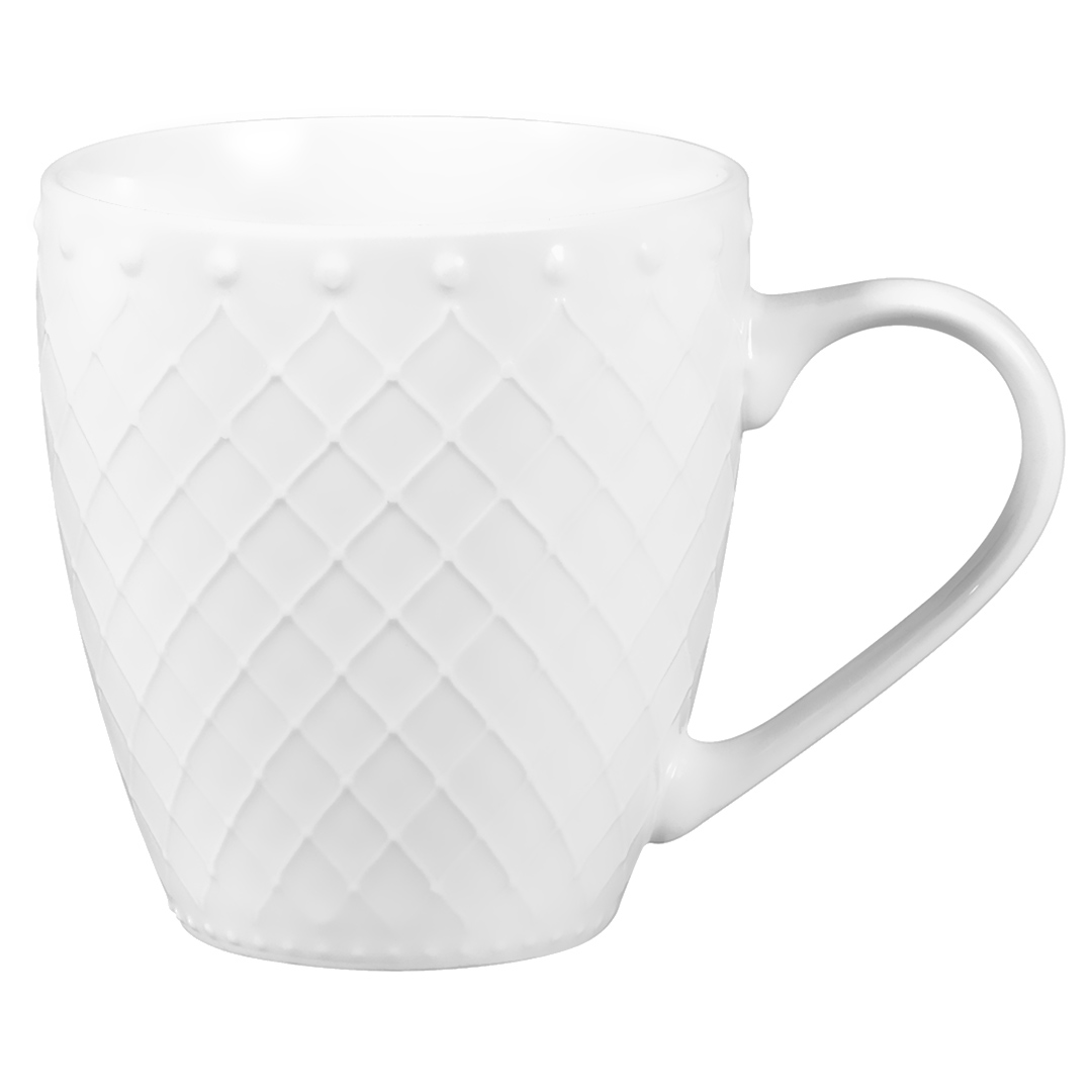 Imagem ilustrativa para Caneca em porcelana 350ml A10cm cor branca