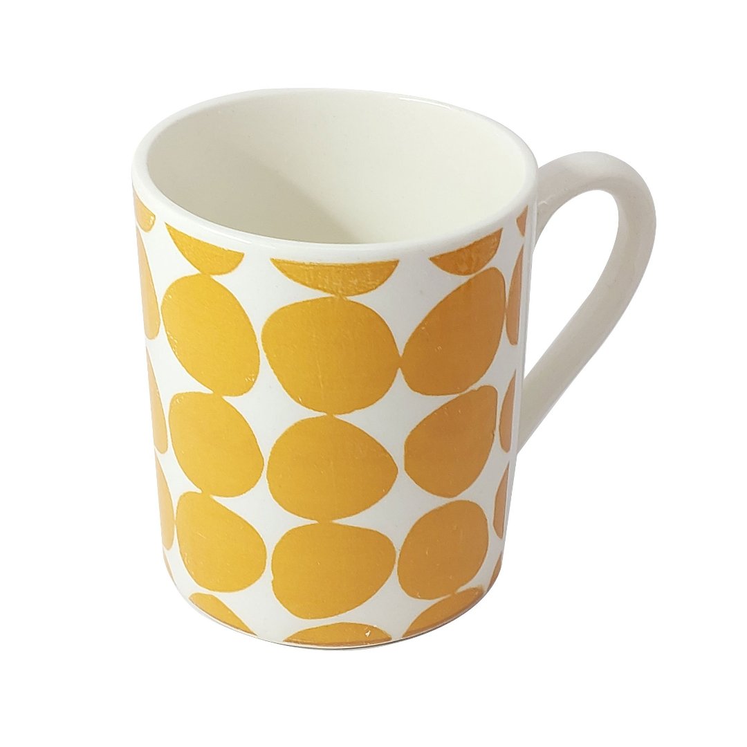 Imagem ilustrativa para Caneca em cerâmica 330ml A9,5cm amarela