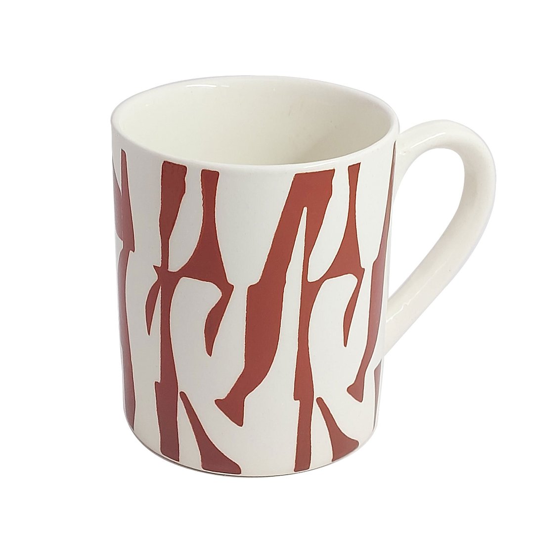 Imagem ilustrativa para Caneca em cerâmica 330ml A9,5cm vermelha