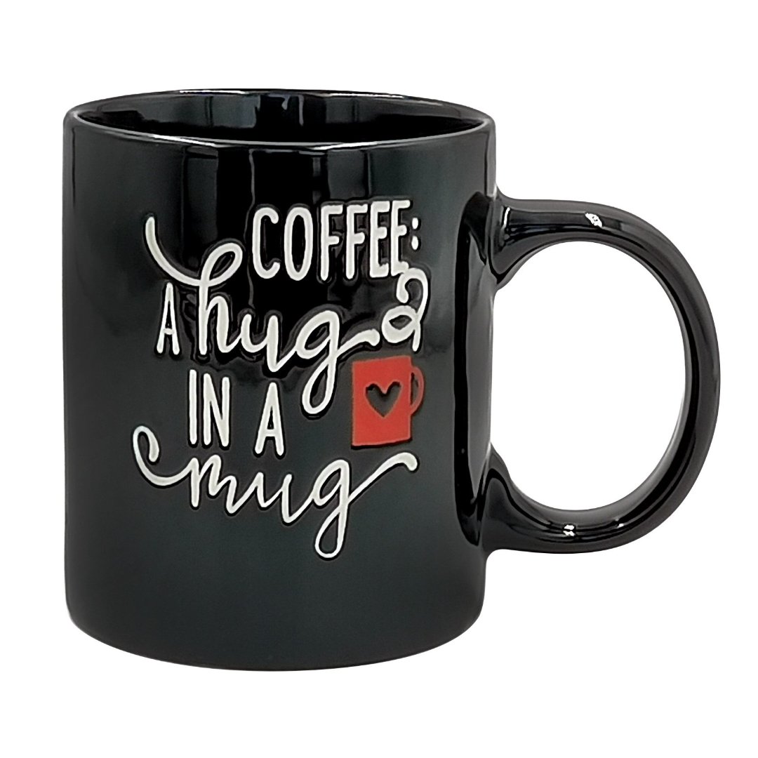 Fotografia para o produto Caneca Love Coffee em ceramica 330ml cor preta Fotografia para o produto Caneca Love Coffee em ceramica 330ml cor preta