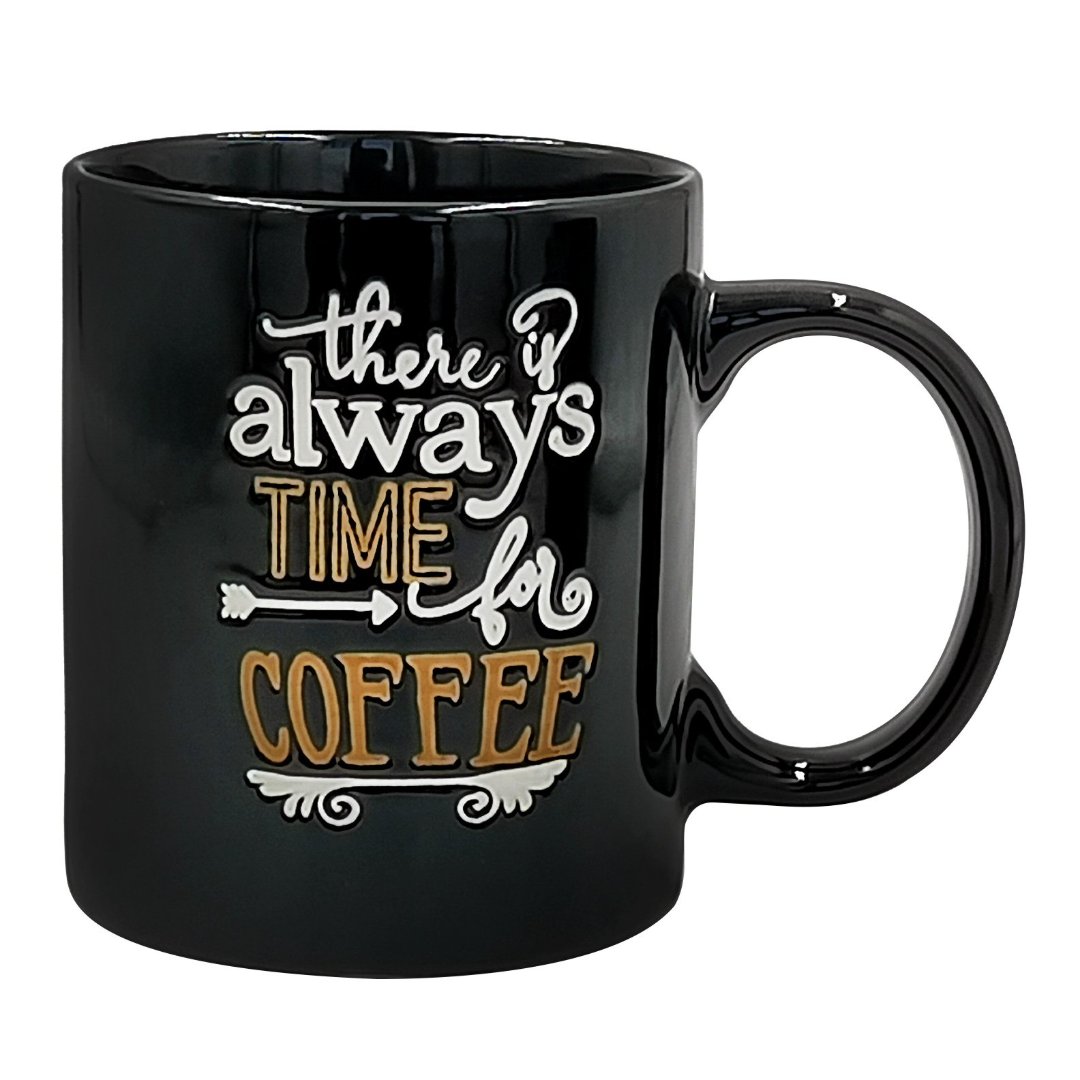 Fotografia para o produto Caneca Love Coffee em ceramica 330ml cor preta Fotografia para o produto Caneca Love Coffee em ceramica 330ml cor preta