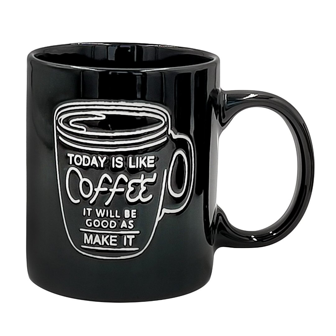 Fotografia para o produto Caneca Love Coffee em ceramica 330ml cor preta Fotografia para o produto Caneca Love Coffee em ceramica 330ml cor preta