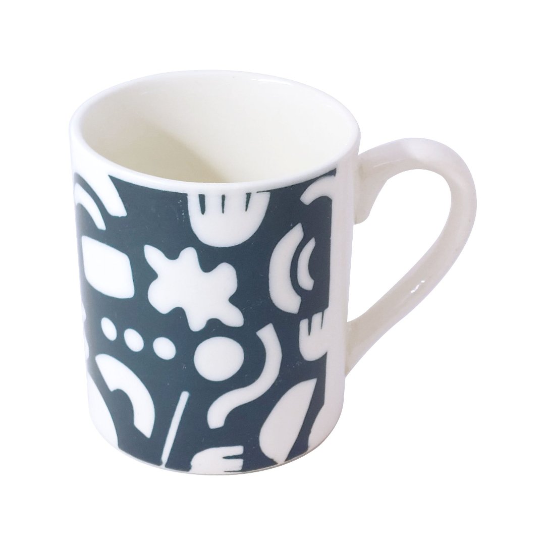 Imagem ilustrativa para Caneca em cerâmica 330ml A9,5cm azul