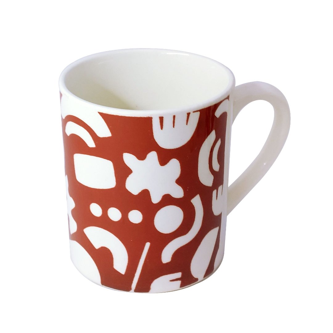 Fotografia para o produto Caneca Moi em cerâmica 330ml A9,5cm cor vermelha