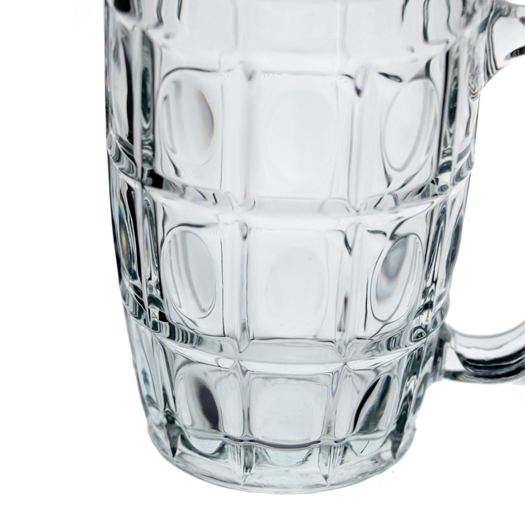 Fotografia para o produto Caneca para cerveja em vidro 380ml A12cm