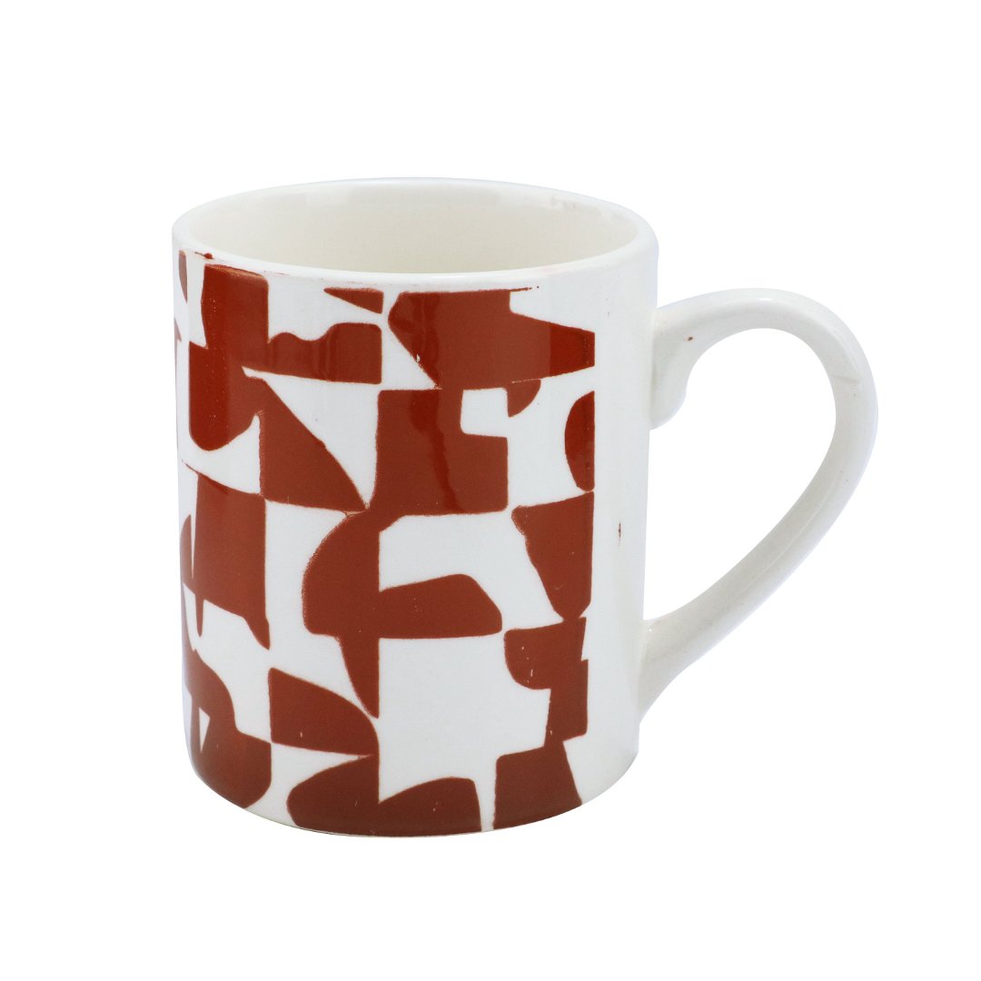 Imagem ilustrativa para Caneca em cerâmica 330ml A9,5cm vermelha