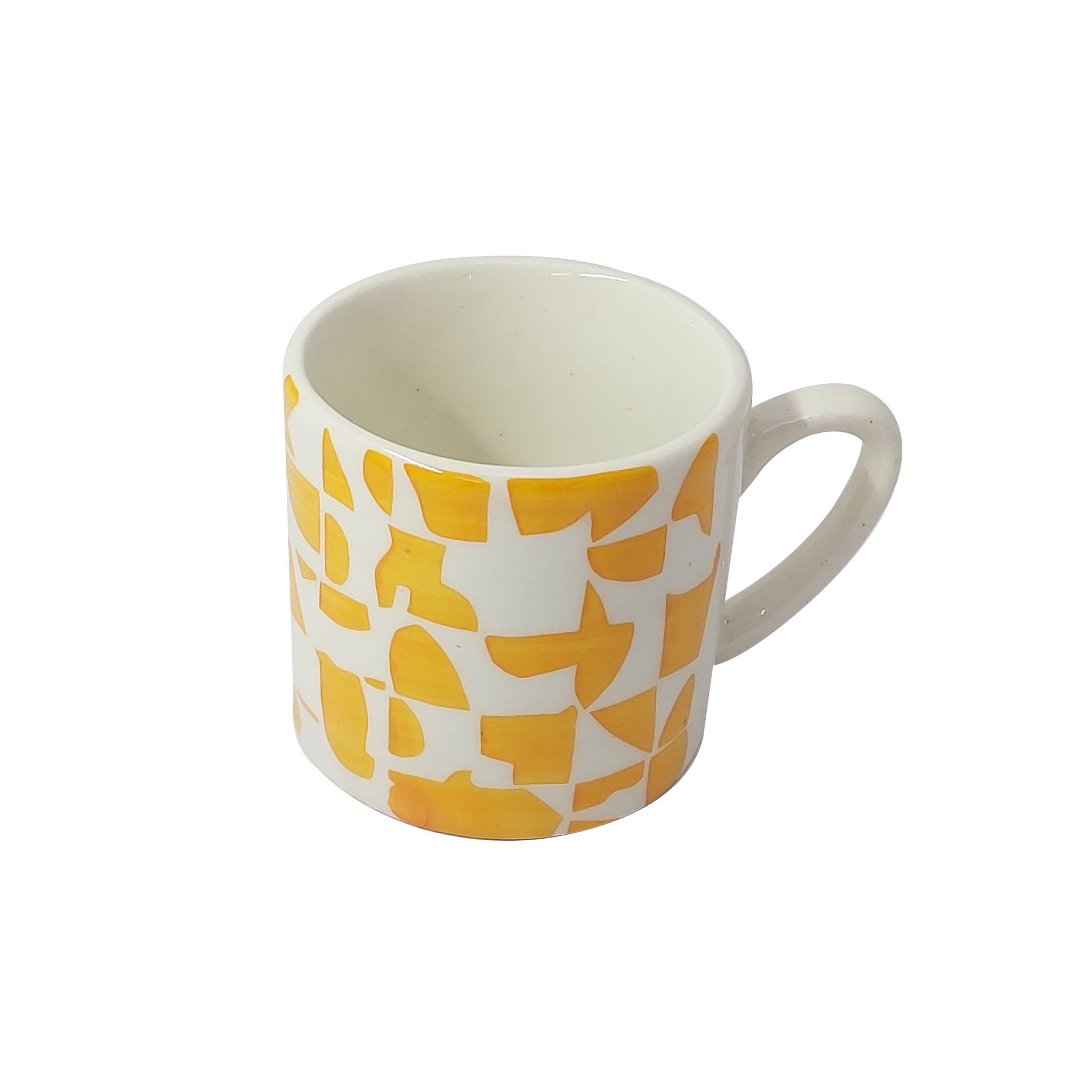 Imagem ilustrativa para Caneca em cerâmica 90ml A5,9cm amarela