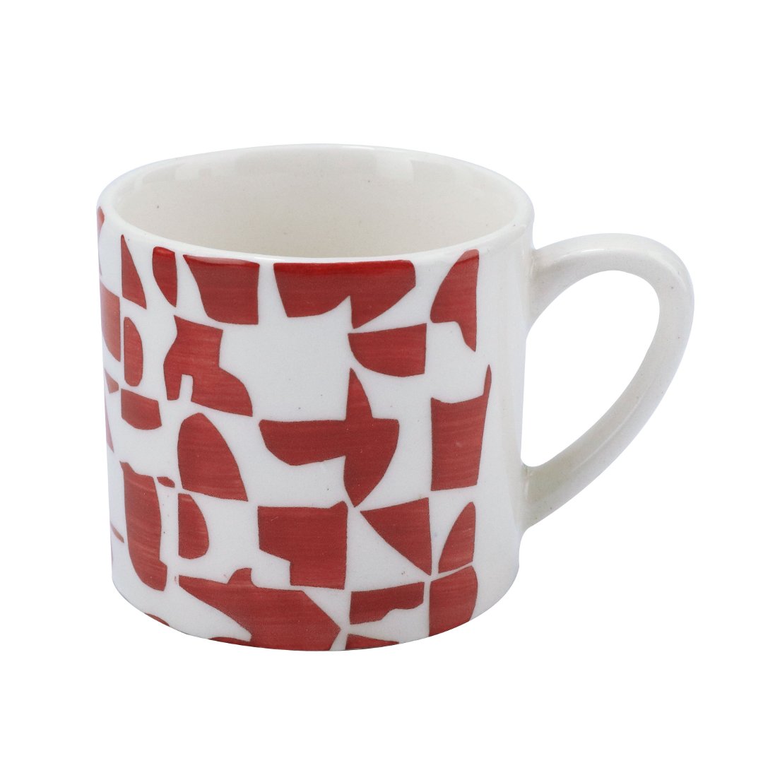 Imagem ilustrativa para Caneca em cerâmica 90ml A5,9cm vermelha