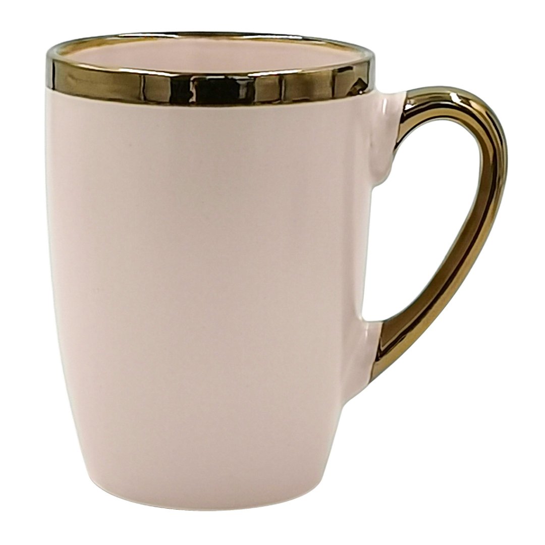 Imagem ilustrativa para Caneca em porcelana 350ml A11cm cor rosa