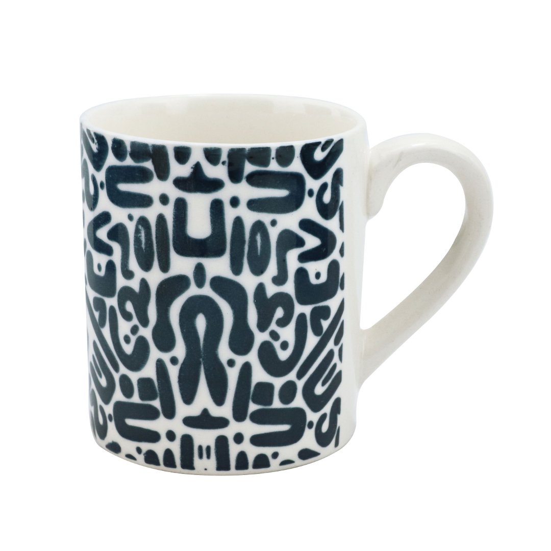 Imagem ilustrativa para Caneca em cerâmica 330ml A9,5cm azul