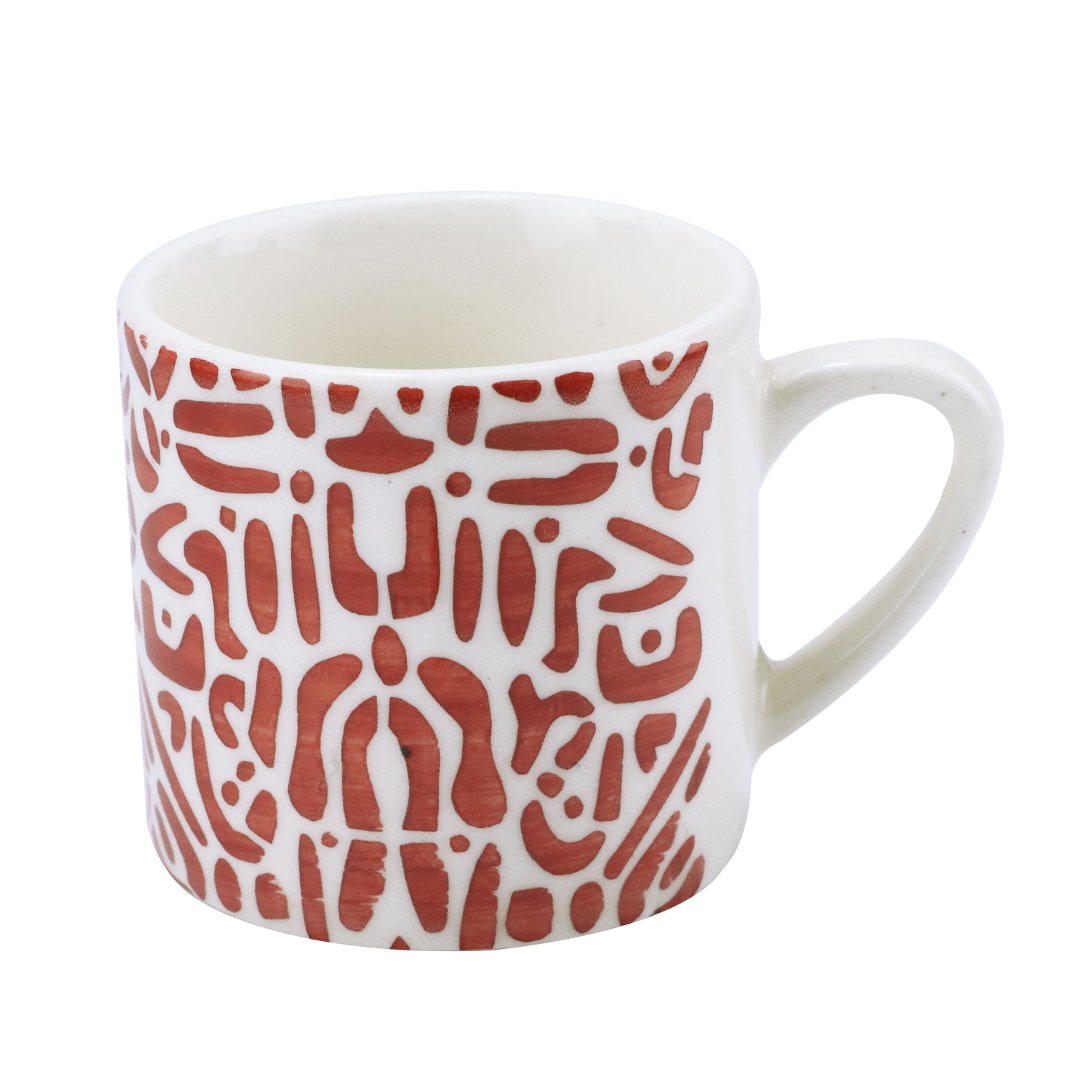 Fotografia para o produto Caneca Zoe em cerâmica 90ml A5,9cm cor vermelha