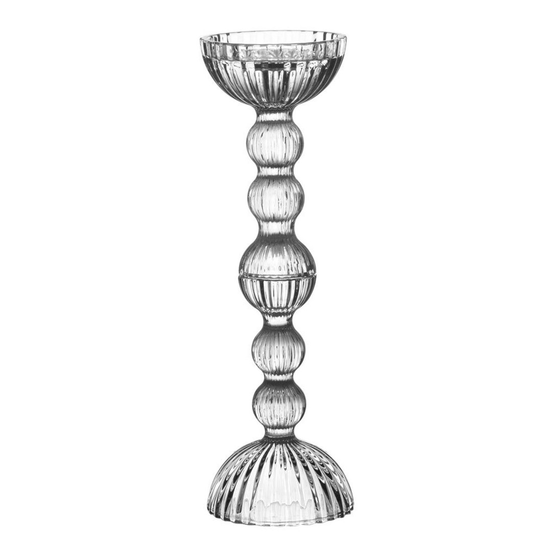 Imagem ilustrativa para Castiçal 3 em 1 em cristal ecológico D9,3xA30cm