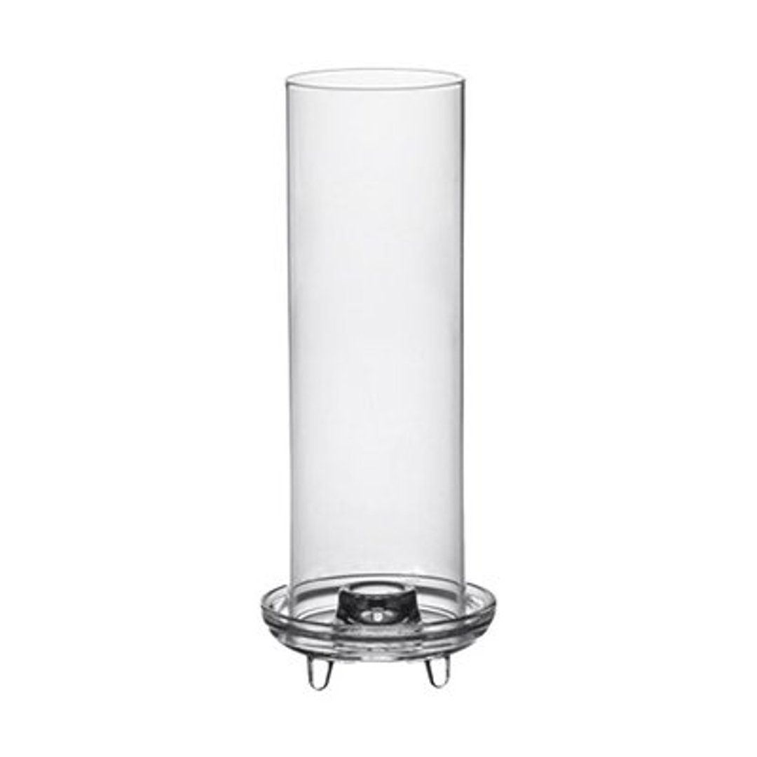 Fotografia para o produto Castiçal em cristal ecológico L10xA25,5cm Fotografia para o produto Castiçal em cristal ecológico L10xA25,5cm