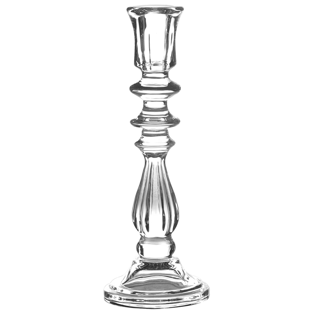 Imagem ilustrativa para Castiçal em cristal ecológico D10xA27,6cm