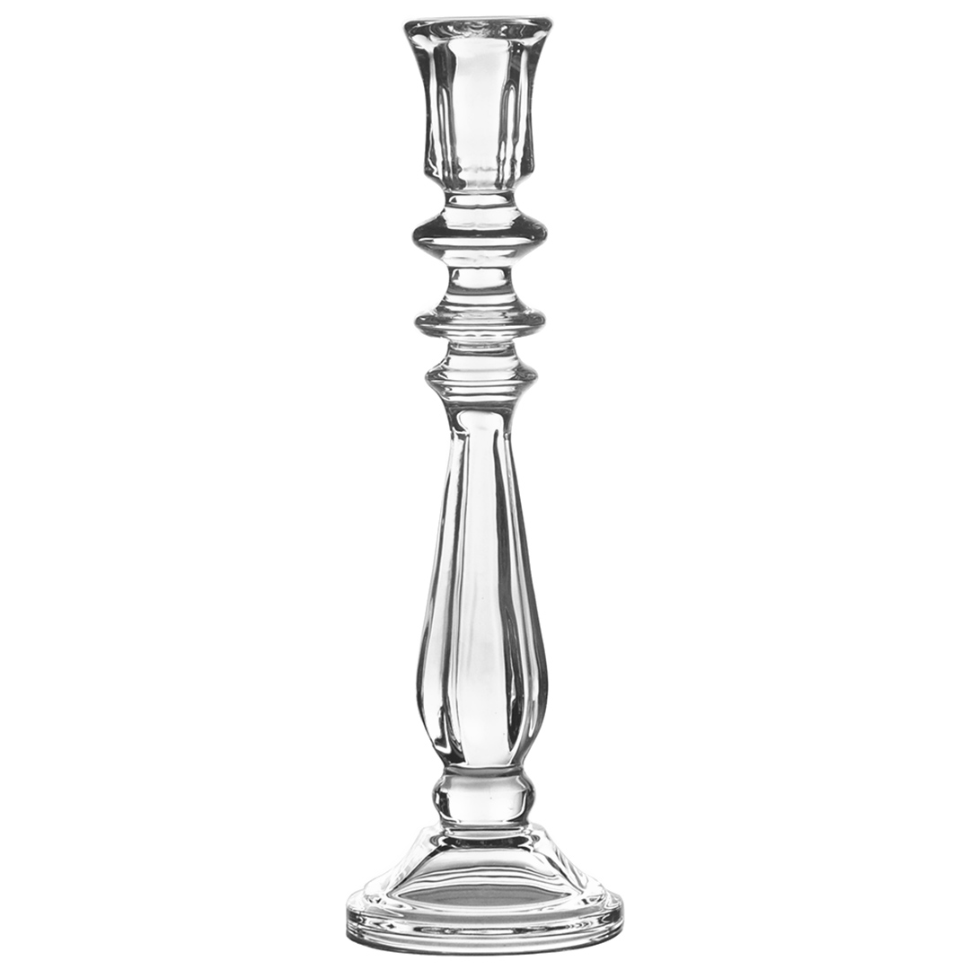 Imagem ilustrativa para Castiçal em cristal ecológico D10xA32,7cm