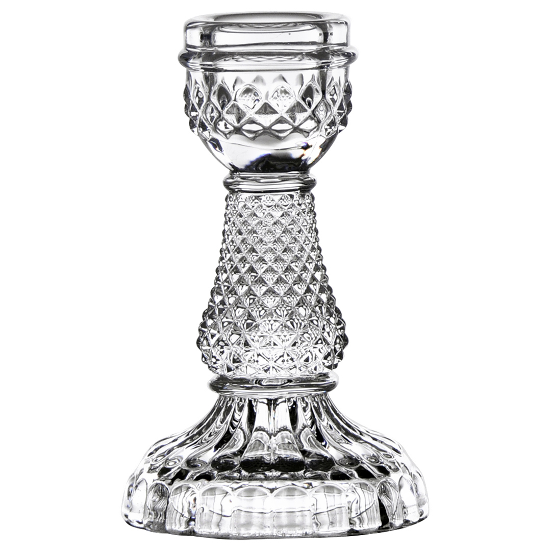 Imagem ilustrativa para Castiçal em cristal ecológico 6,5xA10,5cm