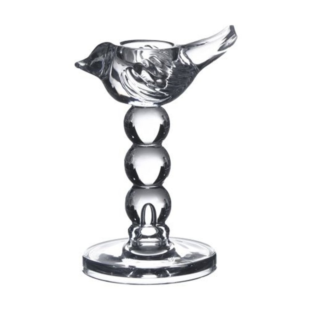 Fotografia para o produto Castiçal em cristal ecológico P13xL10,8xA19,5cm Fotografia para o produto Castiçal em cristal ecológico P13xL10,8xA19,5cm