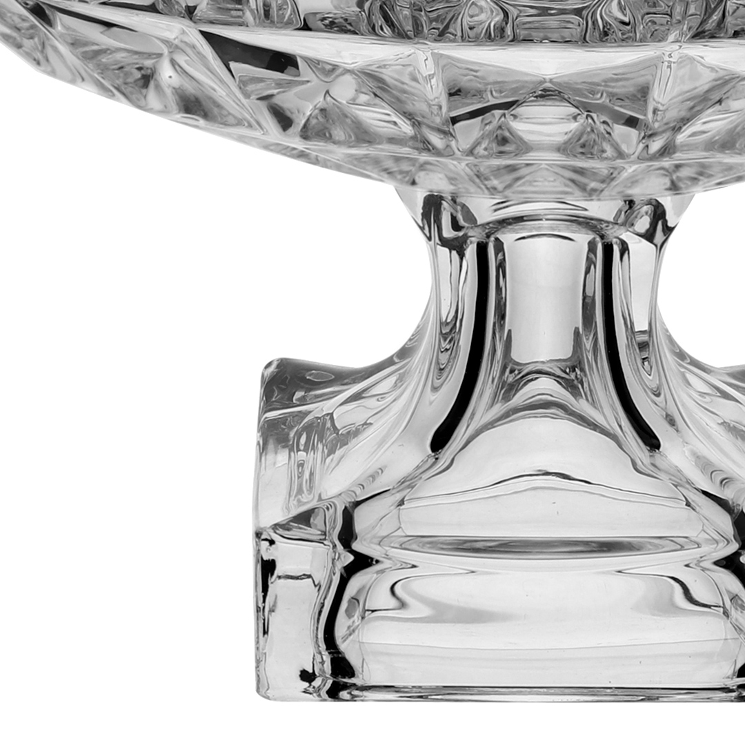 Fotografia para o produto Centro de mesa com pé em cristal ecológico 032,5xA19cm