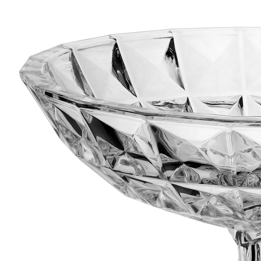 Fotografia para o produto Centro de mesa com pé em cristal ecológico 032,5xA19cm