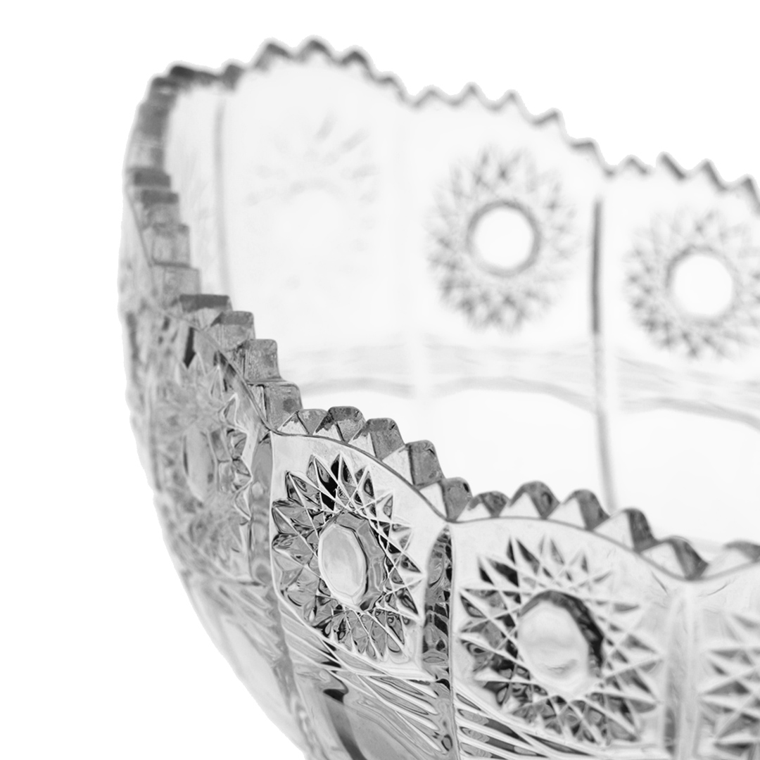 Fotografia para o produto Centro de mesa com pé em cristal ecológico 032,5xA23,5cm