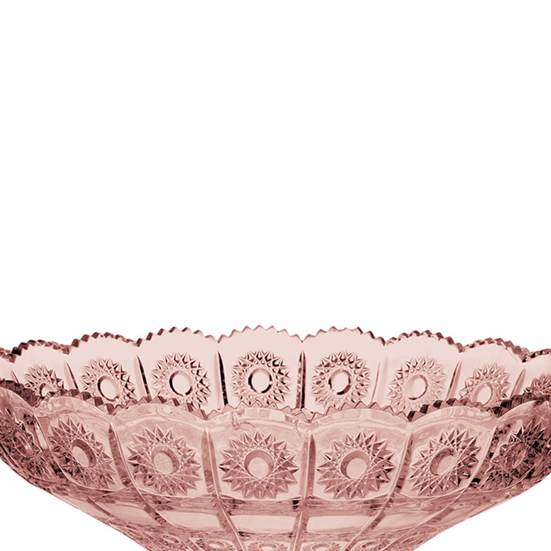 Fotografia para o produto Centro de mesa com pé em cristal ecológico 032,5xA23,5cm