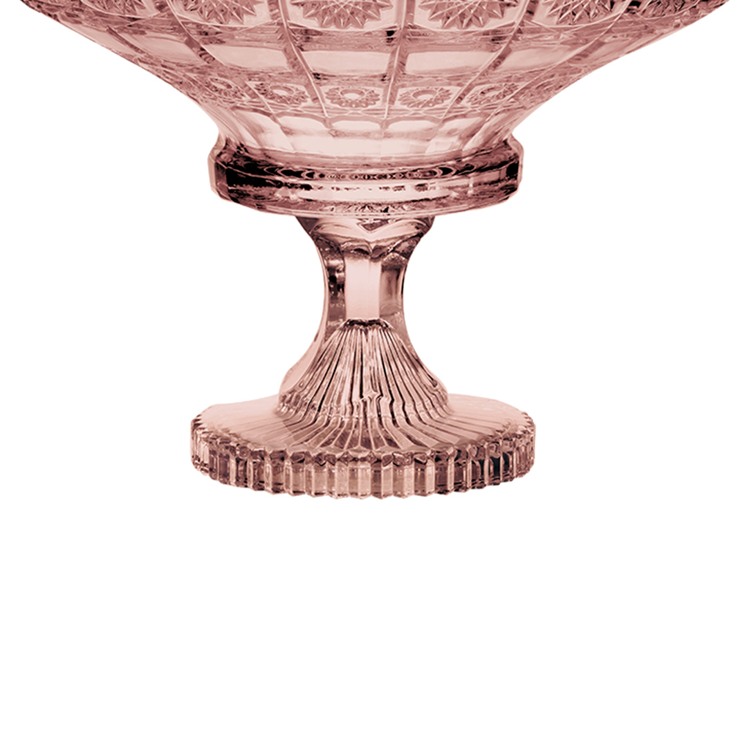 Fotografia para o produto Centro de mesa com pé em cristal ecológico 032,5xA23,5cm