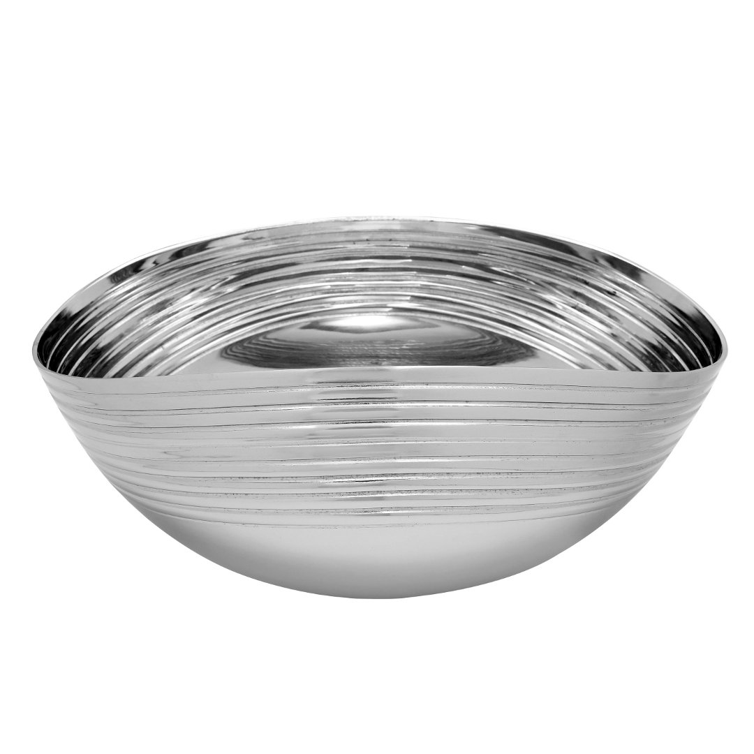 Imagem ilustrativa para Centro de mesa em alumínio P16xL31xA12cm