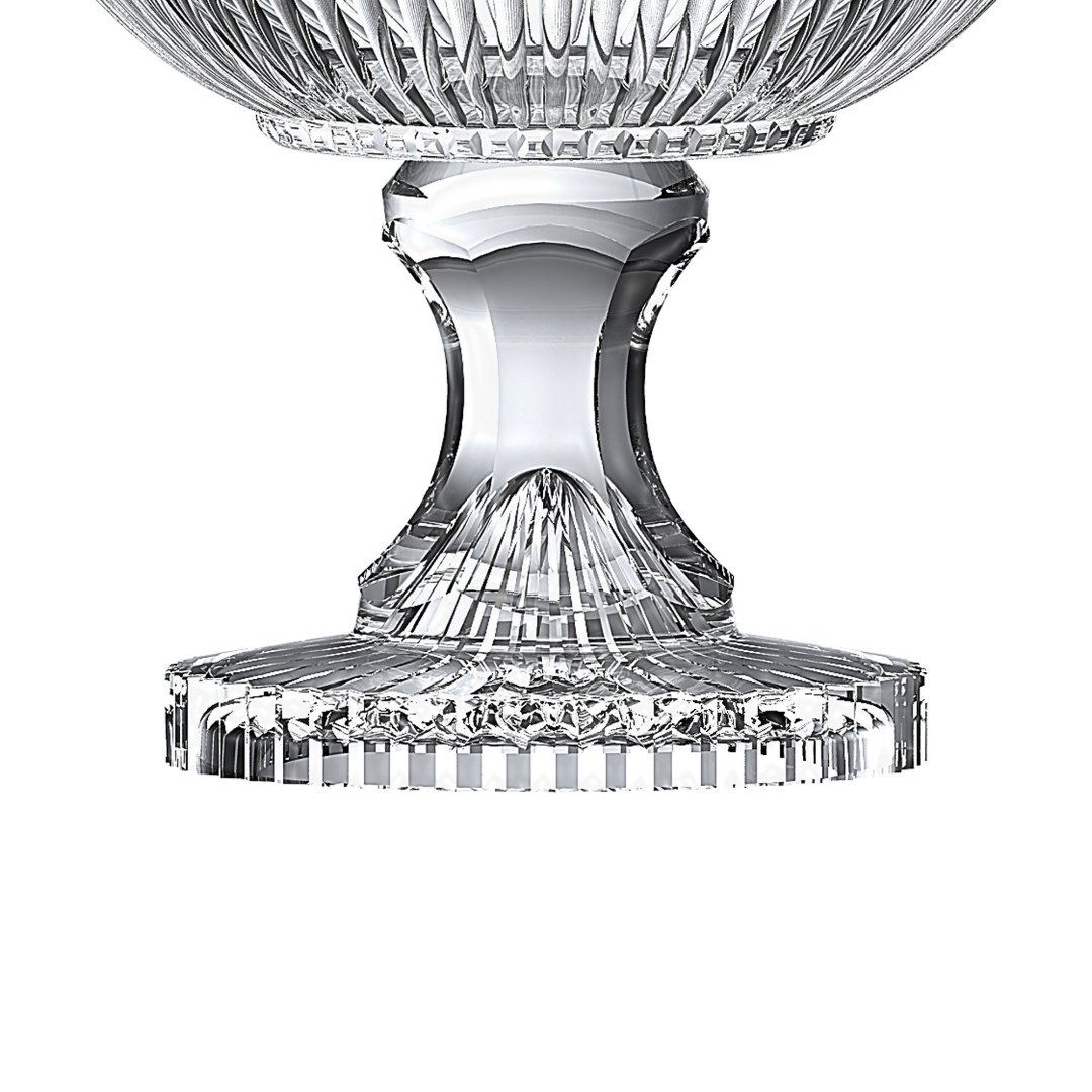 Fotografia para o produto Centro de mesa em cristal com pé 021,5xA21,5cm